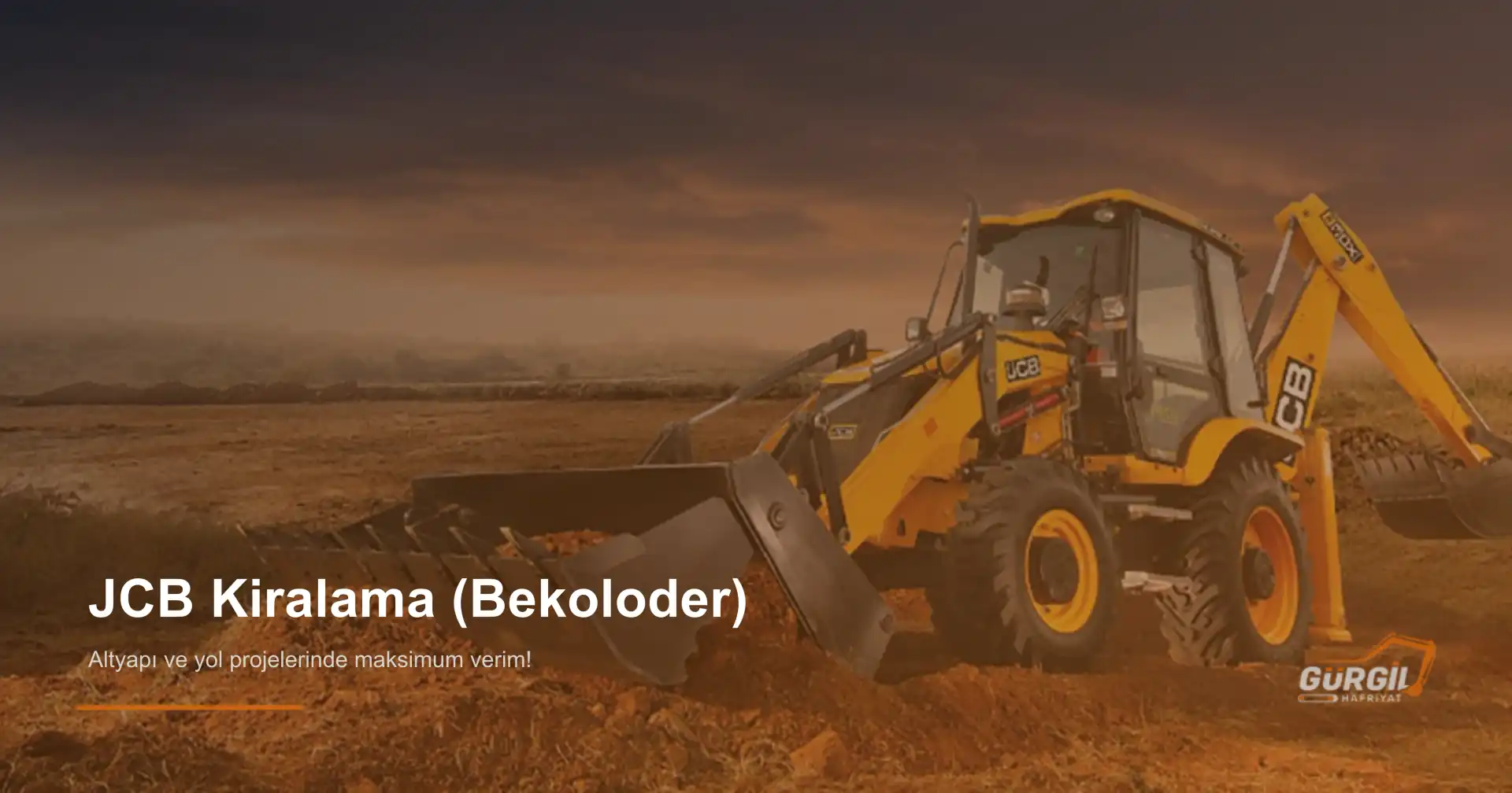 JCB Kiralama (Bekoloder) | Gürgil Hafriyat